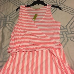 Gianni Bini M NWT striped slouchy dress